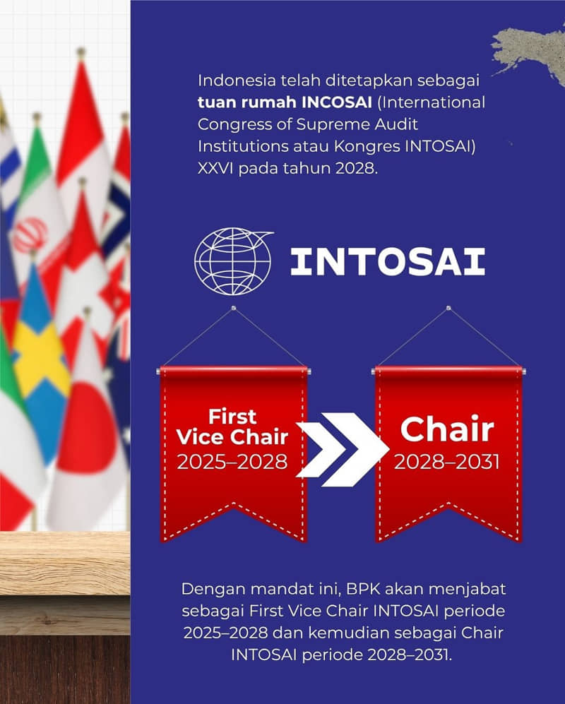 Indonesia's mandate as INTOSAI First Vice Chair and Chair